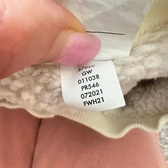 Hanna Andersson Fleece Girls Floral Pullover Sweatshirt Size 10 Reversible - Picture 7 of 7